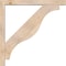 Ekena Millwork Funston Block Smooth Bracket w/ Offset Brace, Douglas Fir, 5 1/2"W x 48"D x 48"H BKT0604X48X48FST05SDF - alternate 4